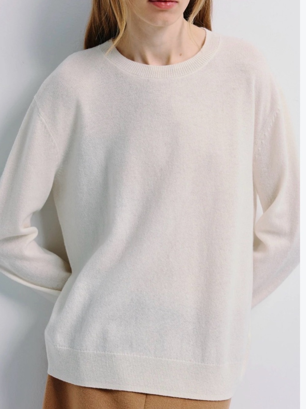 Rue Sophie Women’s Crewneck Sweater - Cream